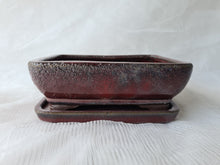 Load image into Gallery viewer, 8 inch Bonsai pot with saucer
